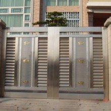 源厂家定制庭院大门 提供钢艺大门 不锈钢别墅门工程门